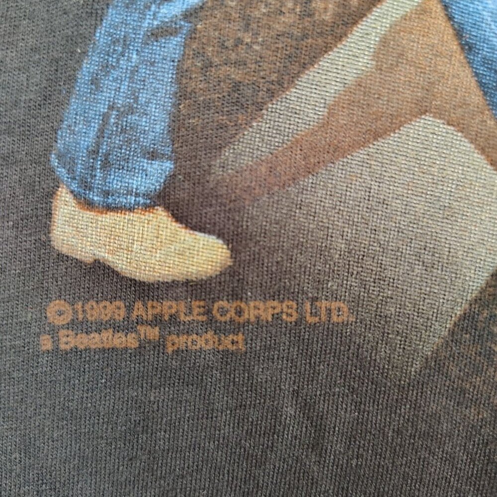 Vintage The Beatles Abbey Road Shirt Adult 2XLarge Black Apple Corps - Picture 4 of 10